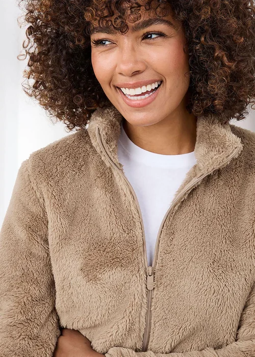 Cotton Traders Barley Soft Fleece Jacket - S Image 2