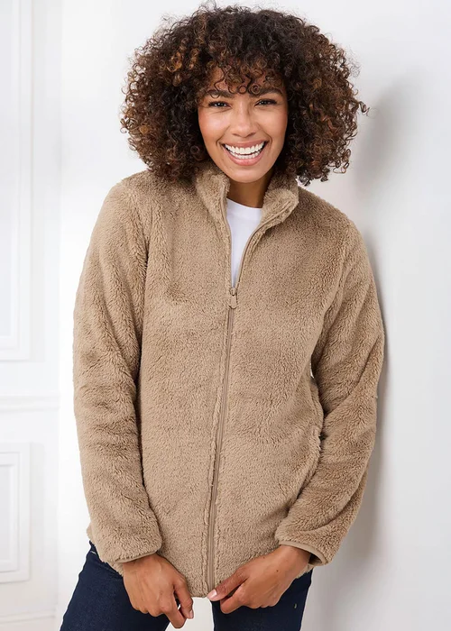 Cotton Traders Barley Soft Fleece Jacket - S Image 4
