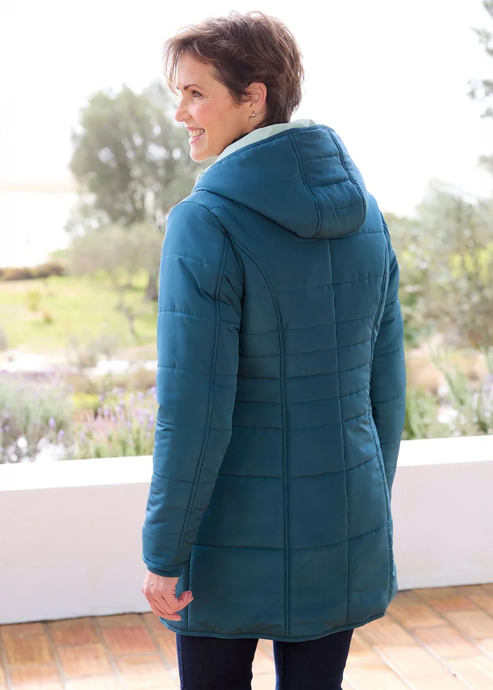 Cotton Traders Kingfisher Padded Hooded Jacket - 8 Image 3