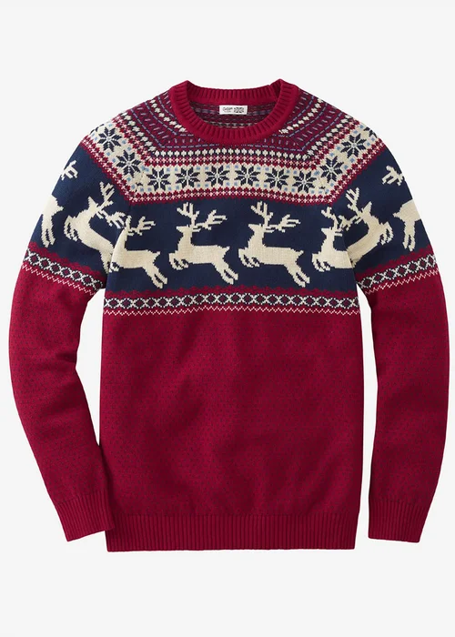 Cotton Traders Red Cotton Crew Neck Jumper - S Image 4