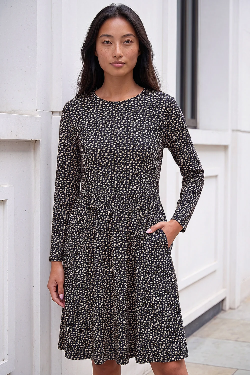 Roman Black Petite Stretch Dress - 18 Image 2