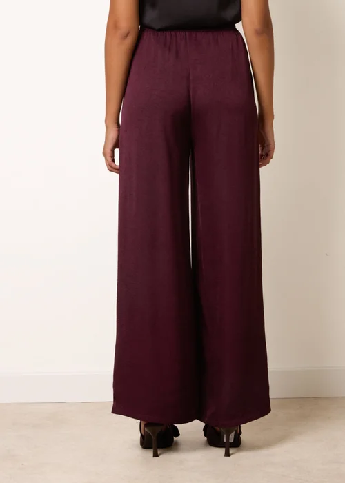 Blue Vanilla Purple High Waist Wide Leg Trousers - XL Image 4