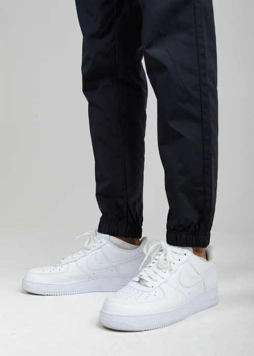 French Connection Navy Nylon Tech Cuffed Trousers - S Image 3
