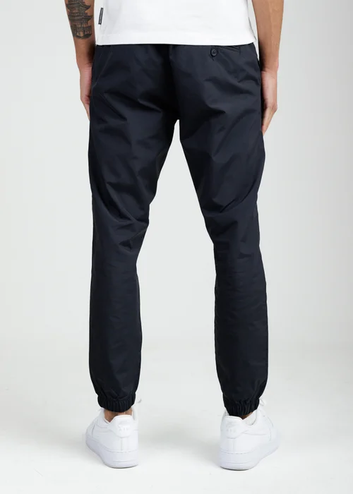 French Connection Navy Nylon Tech Cuffed Trousers - S Image 2