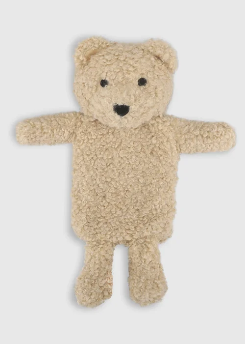 Totes Beige Natural Bear Mini Hot Water Bottle & Super Soft Socks Set - One Size Image 4
