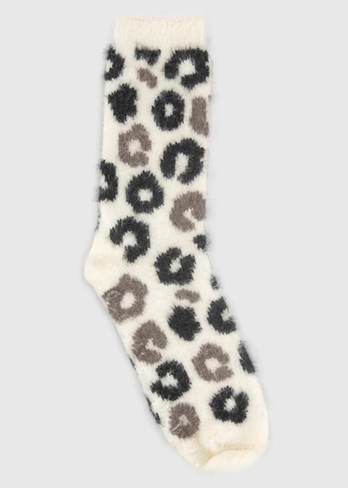 Totes Brown Faux Fur Hot Water Bottle And Super Soft Socks Set - One Size Image 5