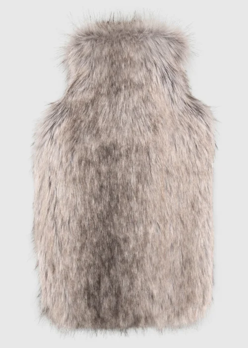 Totes Brown Faux Fur Hot Water Bottle And Super Soft Socks Set - One Size Image 4