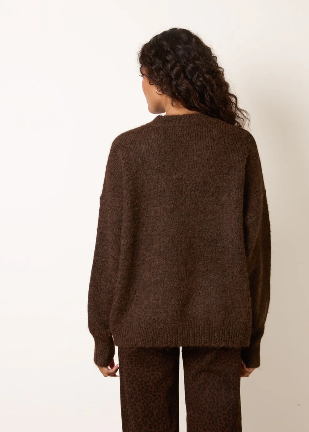 Blue Vanilla Brown Soho Knitted Jumper - S/M Image 4