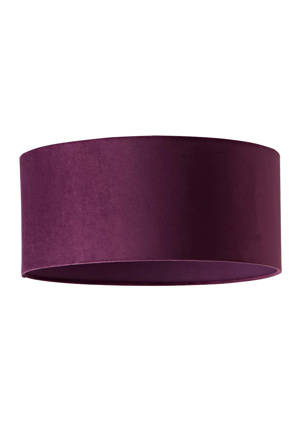 ValueLights Ashley Plum Velvet Squat Drum Shade - One Size Image 4