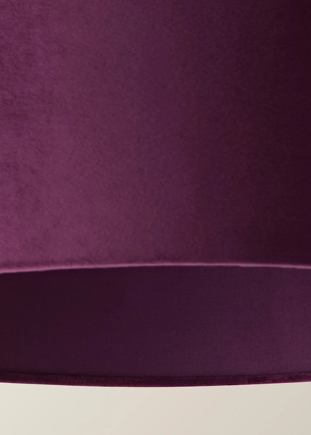 ValueLights Ashley Plum Velvet Squat Drum Shade - One Size Image 5