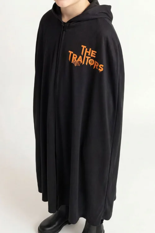 Vanilla Underground The Traitors Boys Black Trick or Treat Halloween 1 Piece Costume (6-12 Yrs) - 6-8 Yrs Image 3