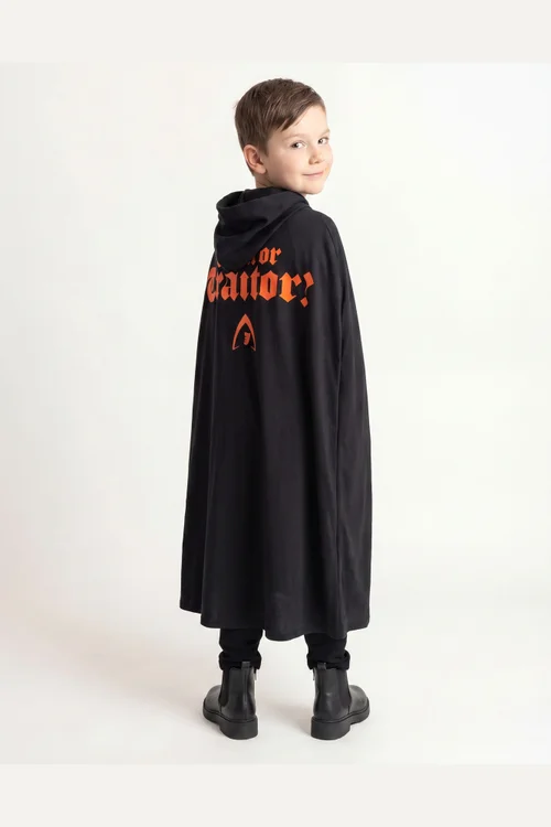 Vanilla Underground The Traitors Boys Black Trick or Treat Halloween 1 Piece Costume (6-12 Yrs) - 6-8 Yrs Image 2
