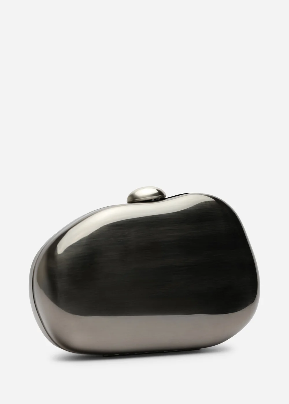 Where's That From Marixa Black HardShell Pebble Clutch Bag - One Size Image 3