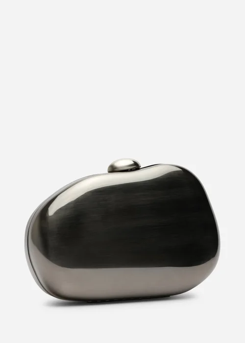 Where's That From Marixa Black HardShell Pebble Clutch Bag - One Size Image 3