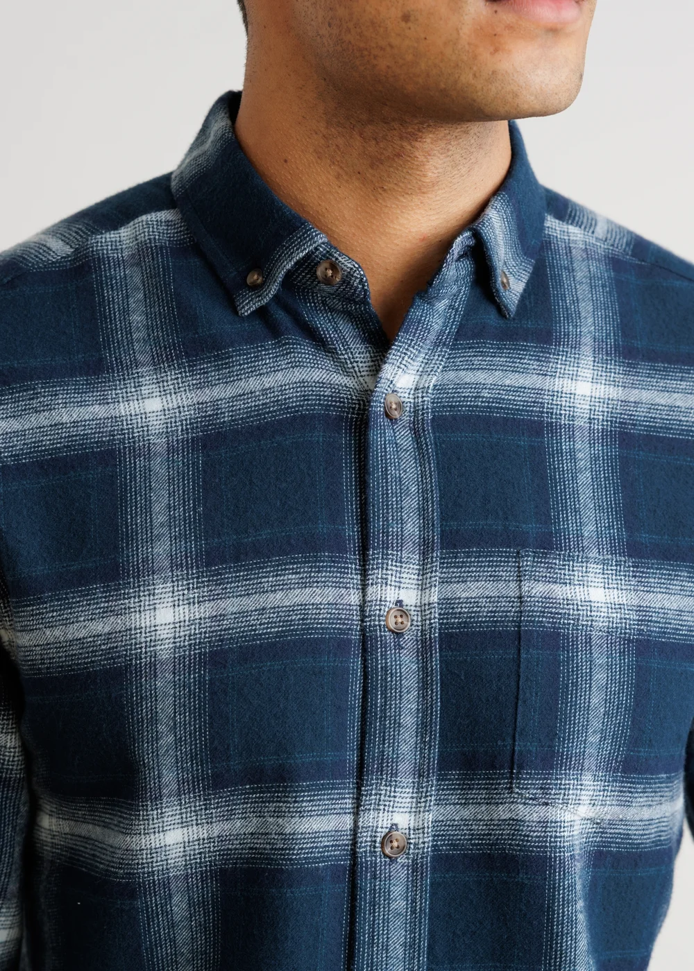 Tokyo Laundry Blue Button-Down Check Shirt - S Image 4