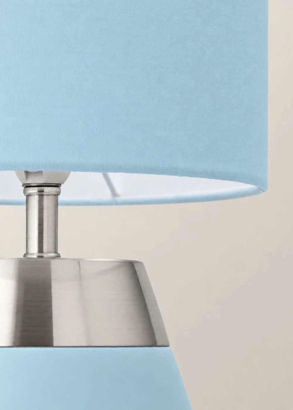ValueLights Hurst Duck Egg Large Touch Table Lamp - One Size Image 5