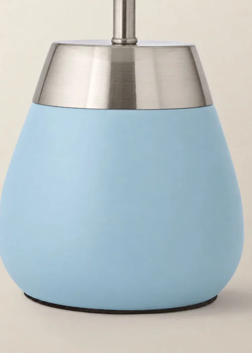 ValueLights Hurst Duck Egg Large Touch Table Lamp - One Size Image 4