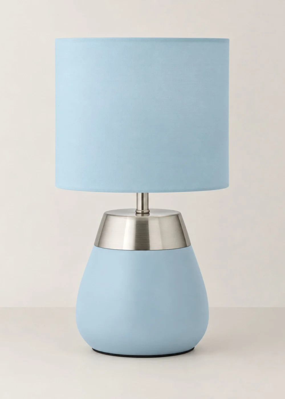 ValueLights Hurst Duck Egg Large Touch Table Lamp - One Size Image 3