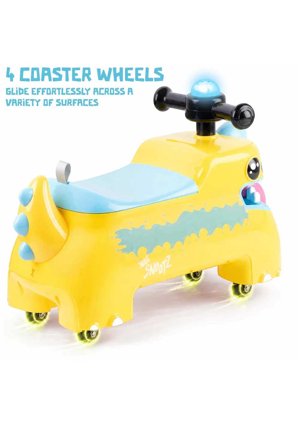 Xootz Yellow Snootz Sir Lickalot Foot to Floor Ride On - No Size Image 4