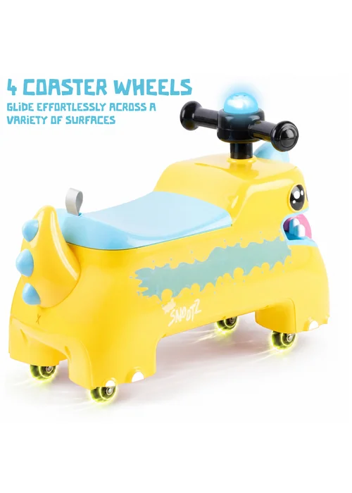 Xootz Yellow Snootz Sir Lickalot Foot to Floor Ride On - No Size Image 4