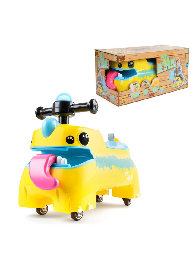 Xootz Yellow Snootz Sir Lickalot Foot to Floor Ride On