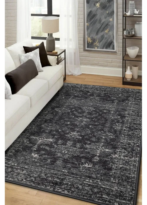 Homemaker Charcoal Maestro Traditional Rug - 80 x 150 Image 1