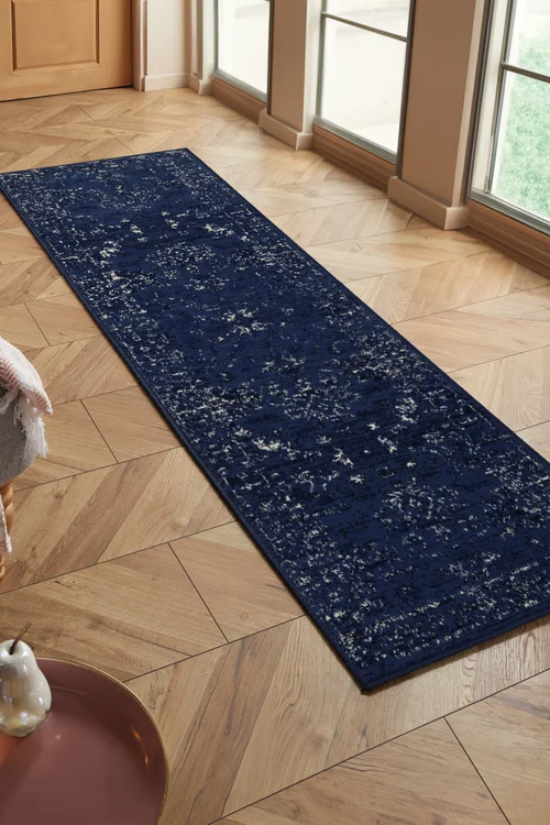 Homemaker Navy Maestro Traditional Rug - 67 x 200 Image 1