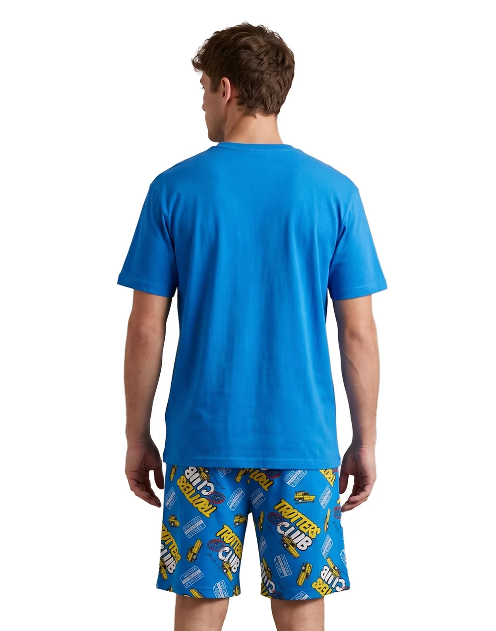 Vanilla Underground Only Fools & Horses Trotters Club Short Sleeve Short Leg Pyjama Set (S-XXL) - S Image 2