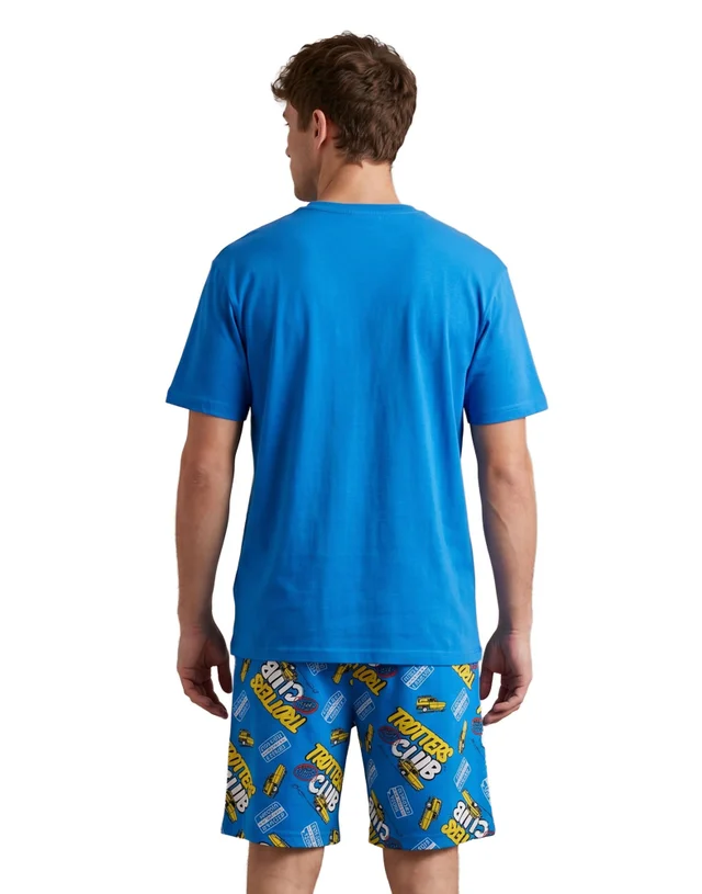 Vanilla Underground Only Fools & Horses Trotters Club Short Sleeve Short Leg Pyjama Set (S-XXL)