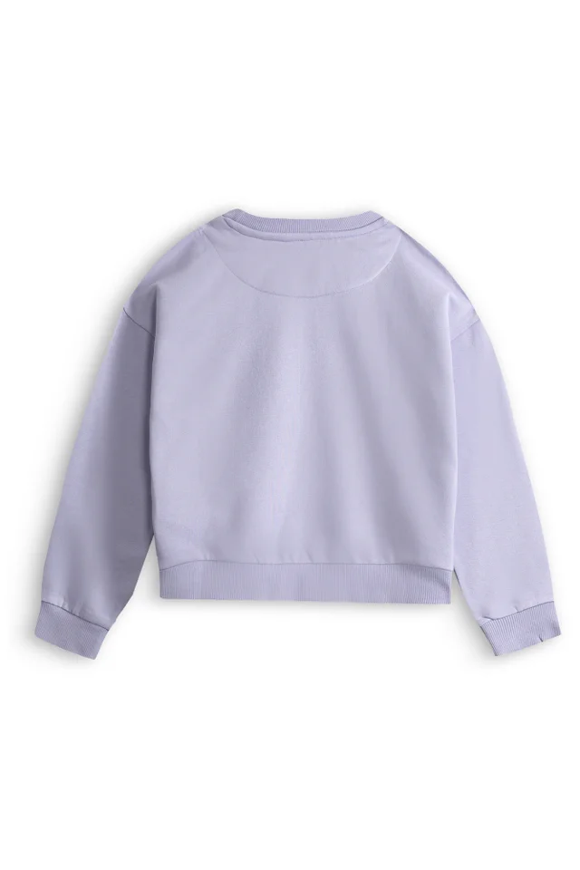 Vanilla Underground KPop Demon Hunters Girls Purple Huntrix Sweatshirt & Joggers Set (5-14 Yrs)