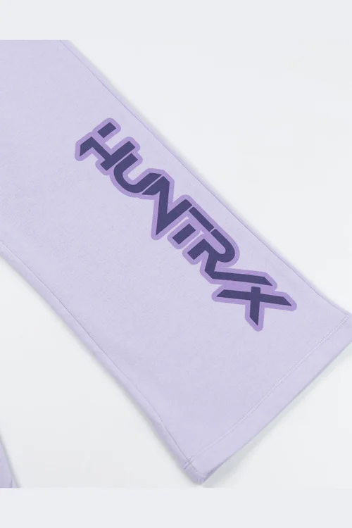 Vanilla Underground KPop Demon Hunters Girls Purple Huntrix Sweatshirt & Joggers Set (5-14 Yrs) - 5-6 Yrs Image 4
