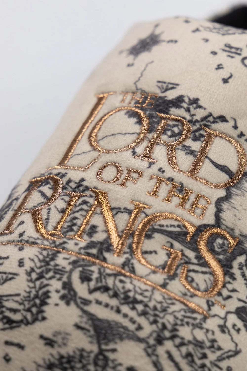 Vanilla Underground Lord Of The Rings Unisex Beige Logo Mule Slippers (3-12 UK) - 5-6 Image 2