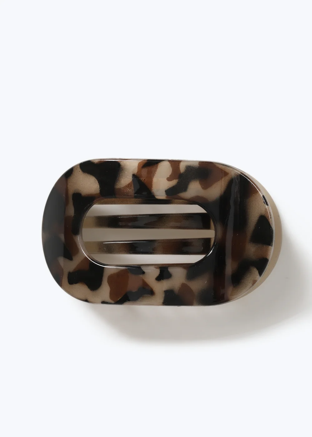 Muse Brown Matte Claw Clip - One Size Image 1
