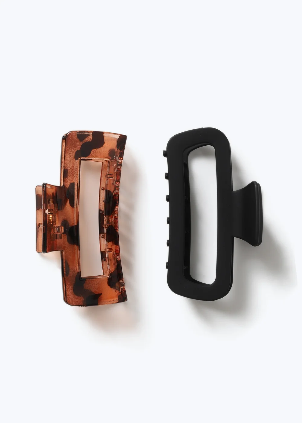 Muse 2 Pack Multi Large Hair Claw Clips - One Size Image 1