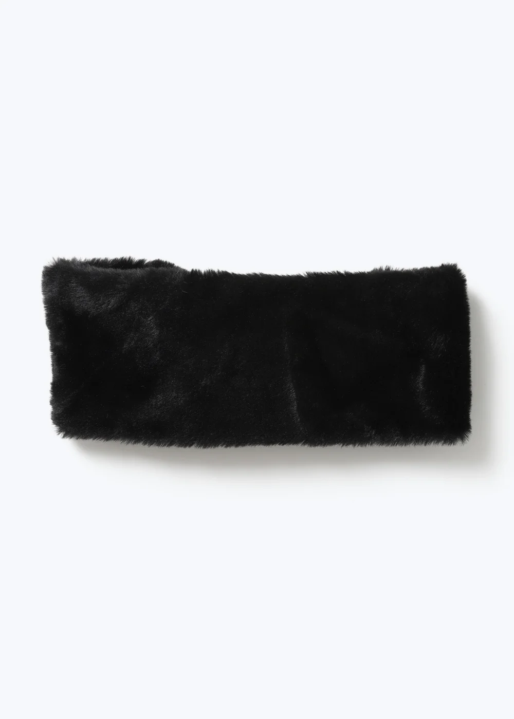 Muse Black Fur Headband - One Size Image 1