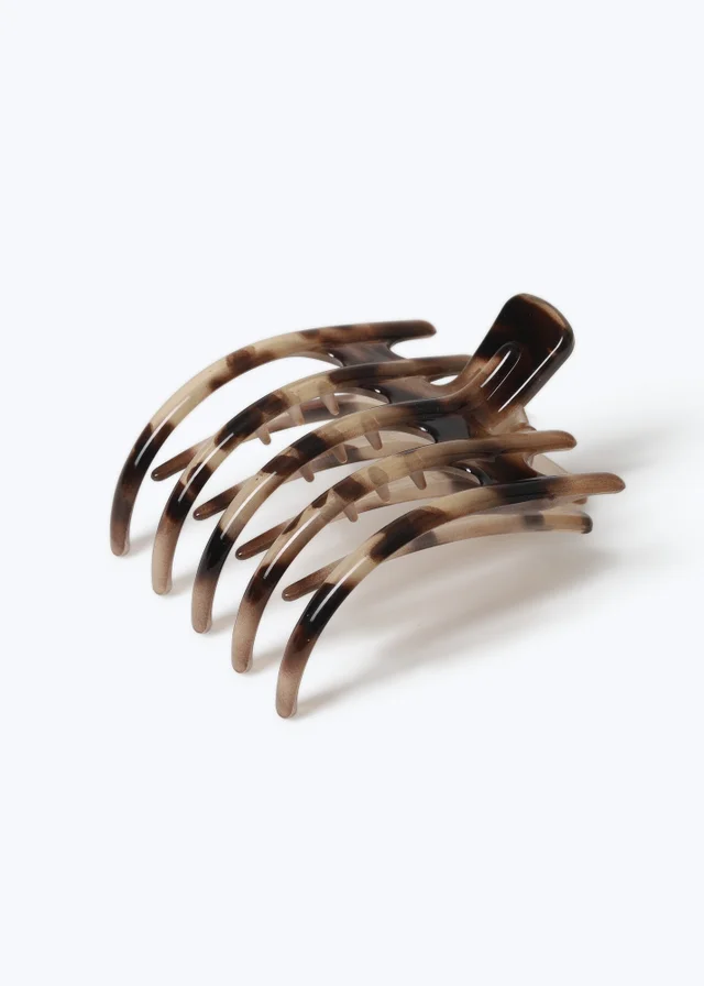 Muse Brown Flat Claw Clip
