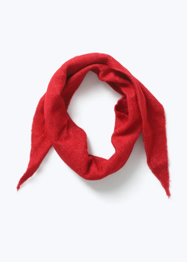Muse Red Triangle Scarf
