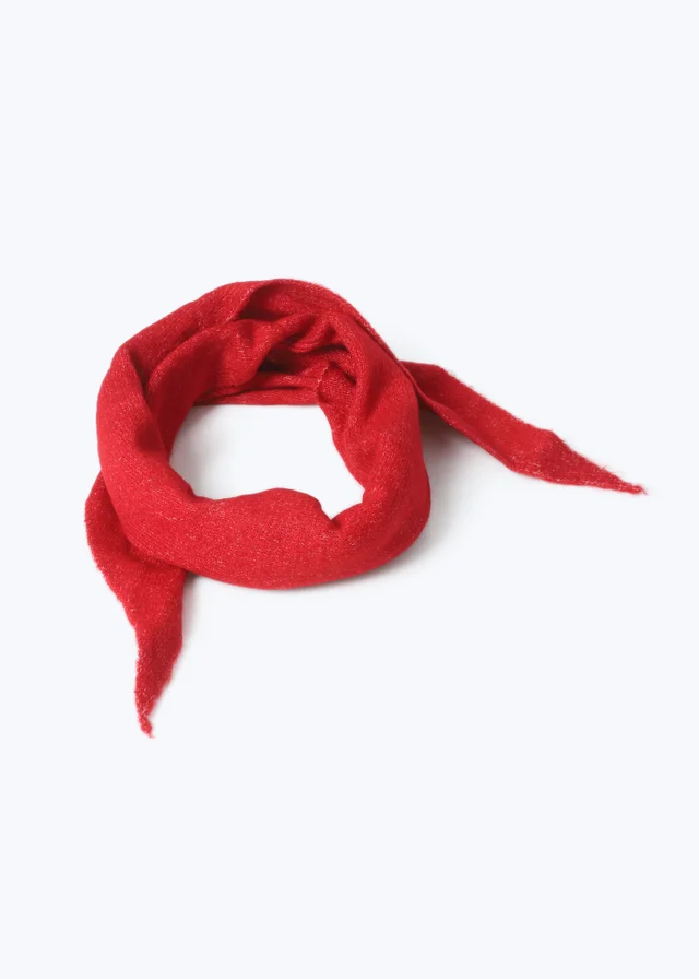 Muse Red Triangle Scarf