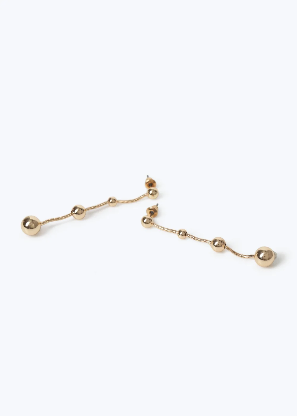Muse Gold 4 Ball Mini Drop Earrings - One Size Image 2