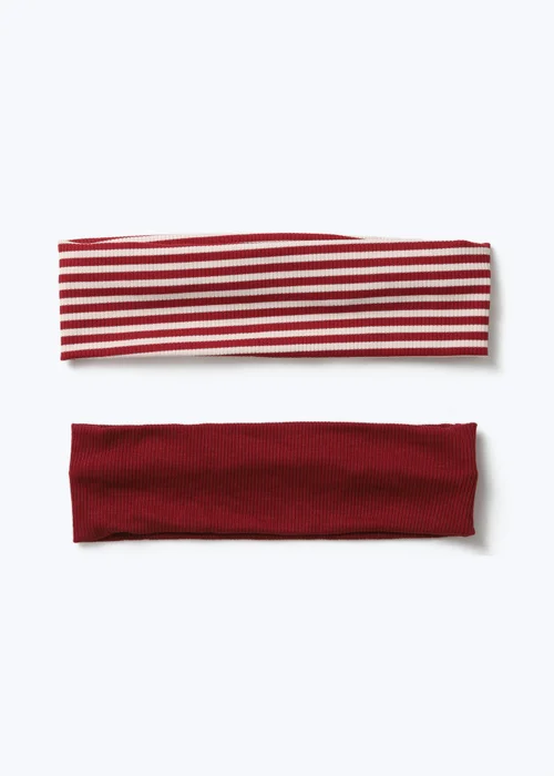 Muse 2 Pack Burgundy Headband - One Size Image 1