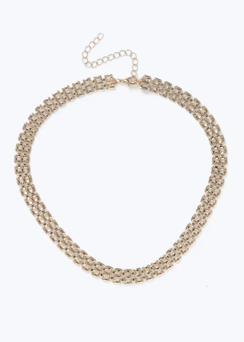 Muse Gold Watch Strap Necklace - One Size Image 1