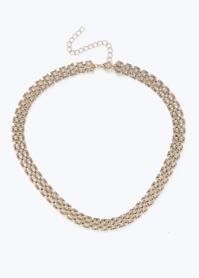 Muse Gold Watch Strap Necklace
