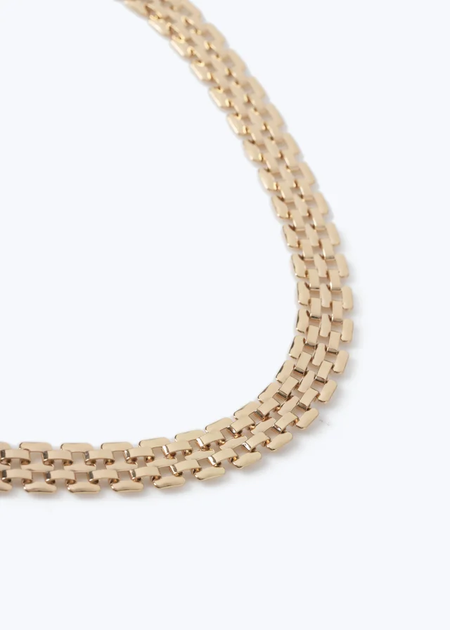 Muse Gold Watch Strap Necklace