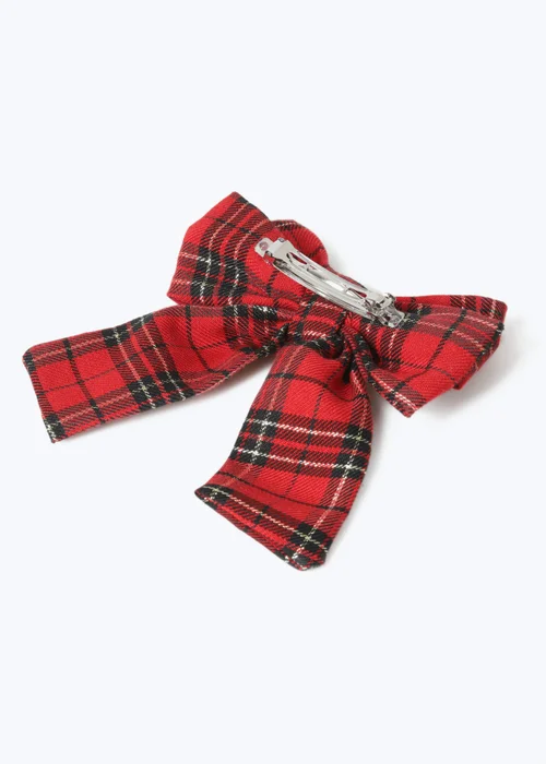 Muse Tartan Edge Bow - One Size Image 3