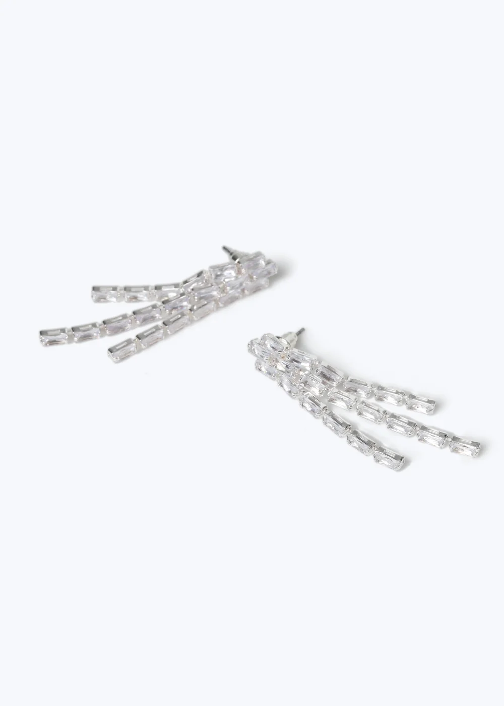 Muse Triple Cupchain Drop Earrings - One Size Image 2