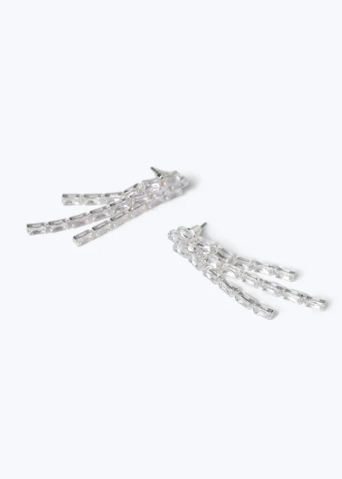 Muse Triple Cupchain Drop Earrings - One Size Image 2