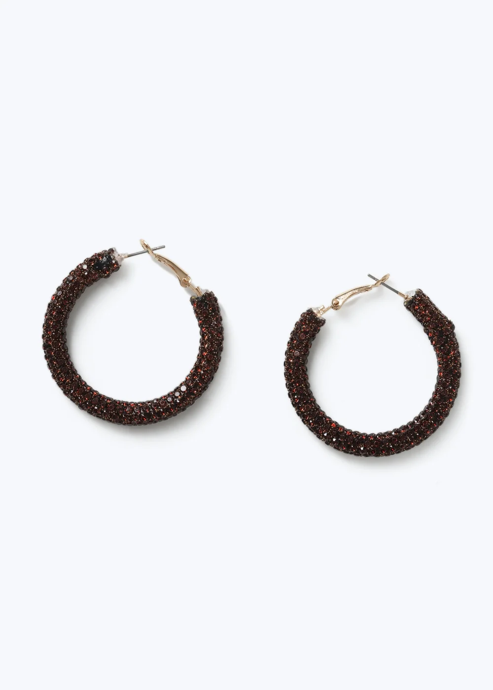Muse Chocolate Jelly Hoop Earrings - One Size Image 2