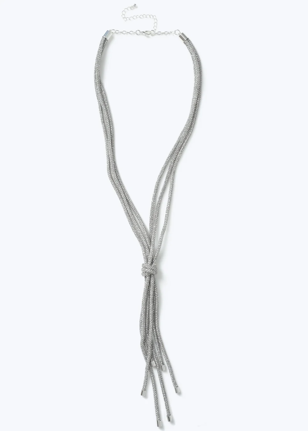 Muse Silver Double Row Necklace - One Size Image 1
