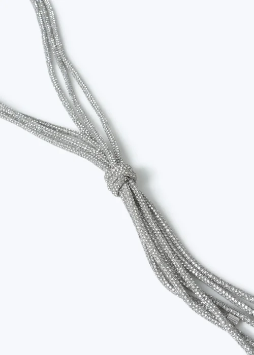 Muse Silver Double Row Necklace - One Size Image 2