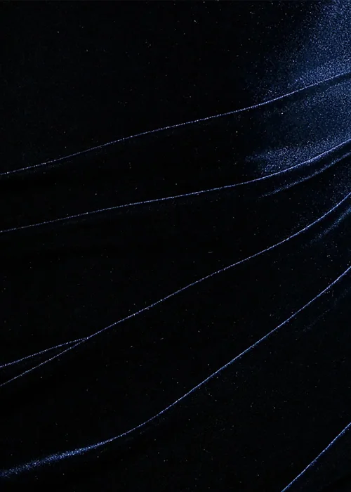 Goddiva Navy One Shoulder Velvet Maxi Dress - 16 Image 4